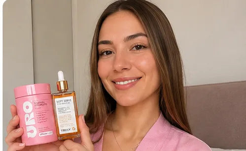 Clienta sonriendo con URO y Truly