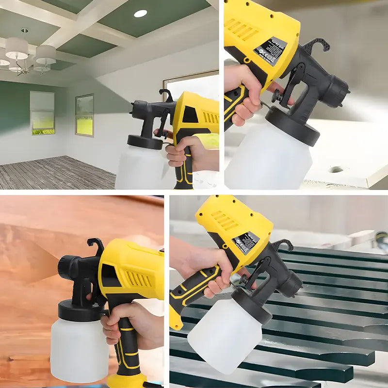 Pistola Pulverizadora Eléctrica para Pintura ¡Renueva Paredes y Muebles en Minutos! 🎨