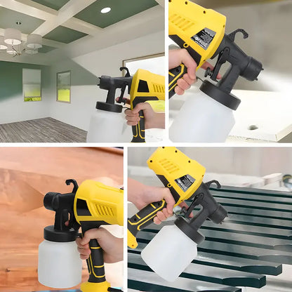 Pistola Pulverizadora Eléctrica para Pintura ¡Renueva Paredes y Muebles en Minutos! 🎨