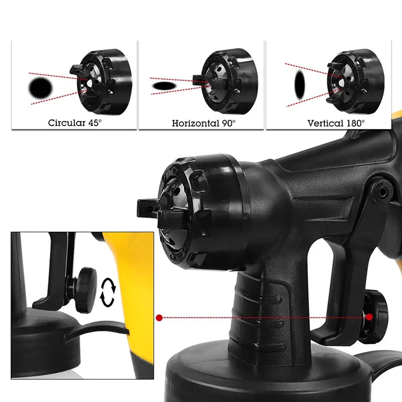 Pistola Pulverizadora Eléctrica para Pintura ¡Renueva Paredes y Muebles en Minutos! 🎨