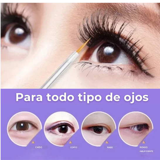 Sérum Alargador de Pestañas Natural | Crecimiento Visible en Semanas | Fortalece, Engrosa y Estimula desde la Raíz