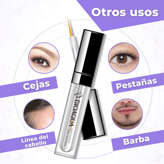 Sérum Alargador de Pestañas Natural | Crecimiento Visible en Semanas | Fortalece, Engrosa y Estimula desde la Raíz
