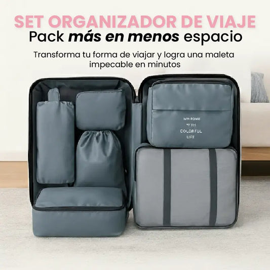 Juego de 7 Organizadores de Viaje – Empaca más, vive mejor🔥