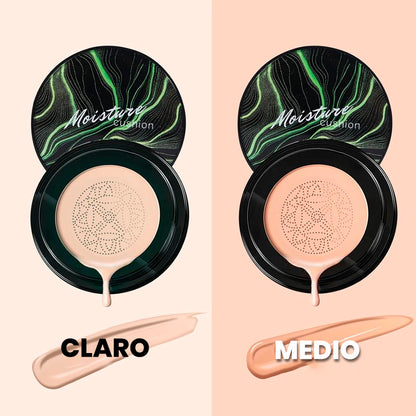 2x1 Base Cushion efecto filtro real — Cobertura impecable, piel ligera y luminosa al instante 🌸