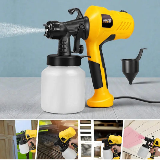 Pistola Pulverizadora Eléctrica para Pintura ¡Renueva Paredes y Muebles en Minutos! 🎨