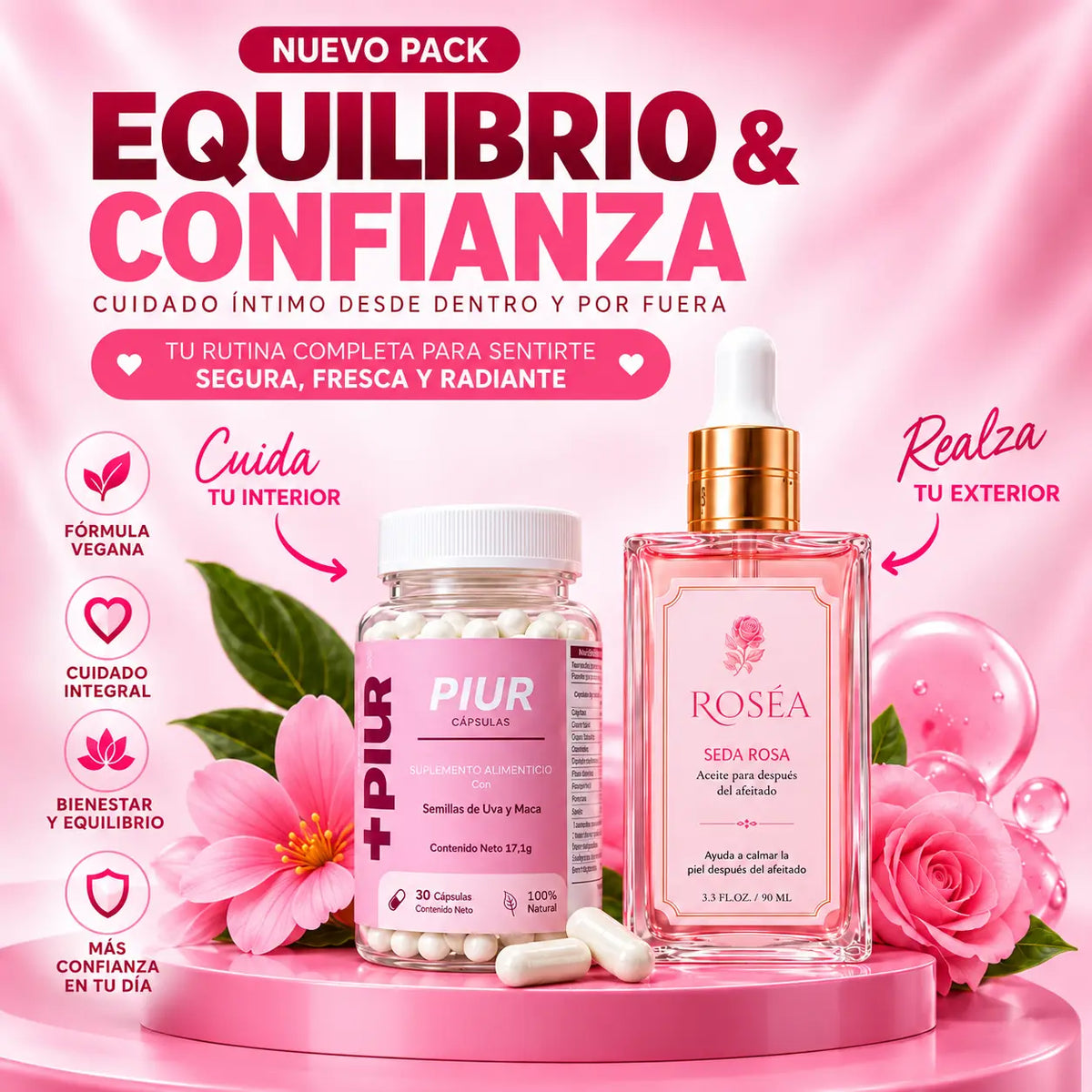 Pack Femenino Piur + Roséa
