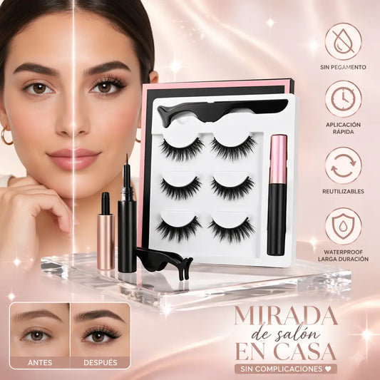 Pestañas de impacto en minutos ✨