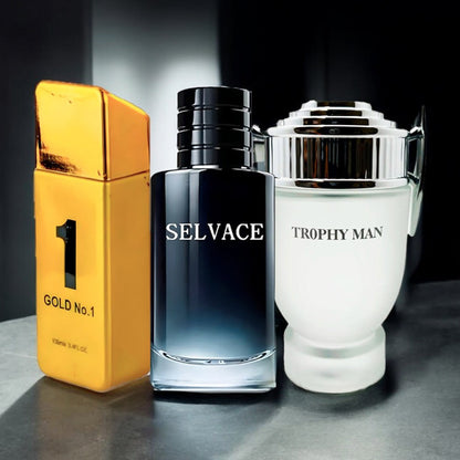 Kit 3x1 de Perfumes Exclusivos para hombres