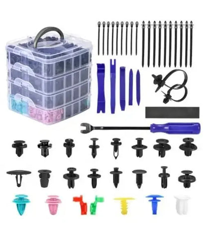 KIT DE REMACHES PARA AUTO – 680 PIEZAS PARA REPARAR PANELES SUELTOS DESDE CASA